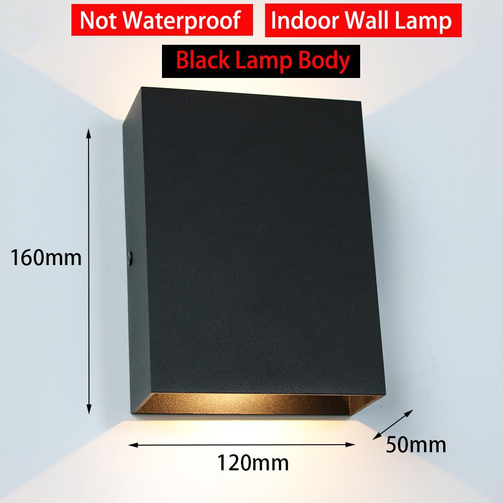 Modern Square 6W 12W LED Indoor Wall Lamp Aluminum Sconce Home Lighting Bedroom Living Room Aisle Decorate Wall Light AC85-265V