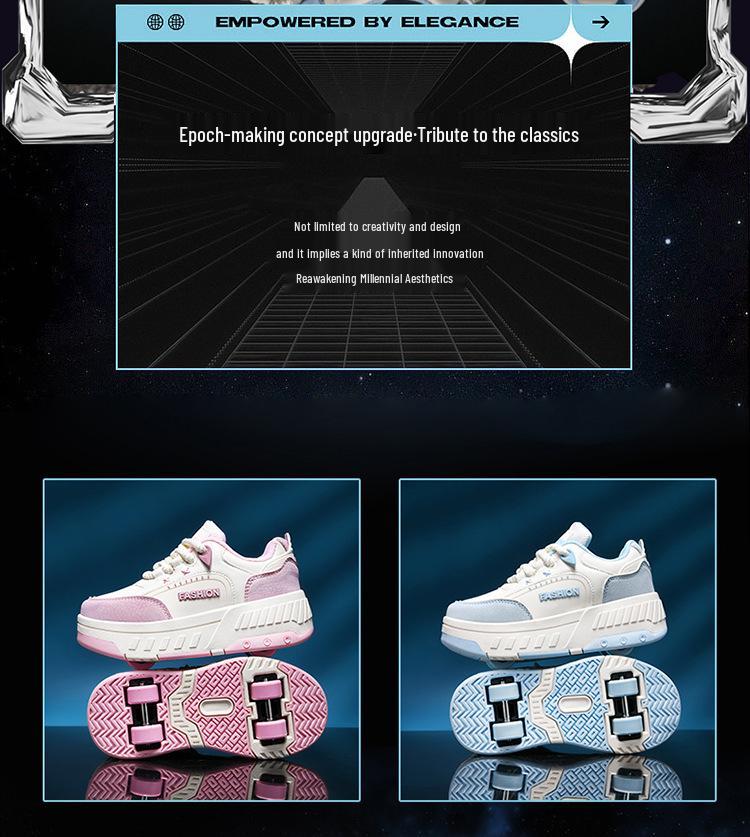 LED Light-Up Roller Shoes and Skates for Kids and Adults
