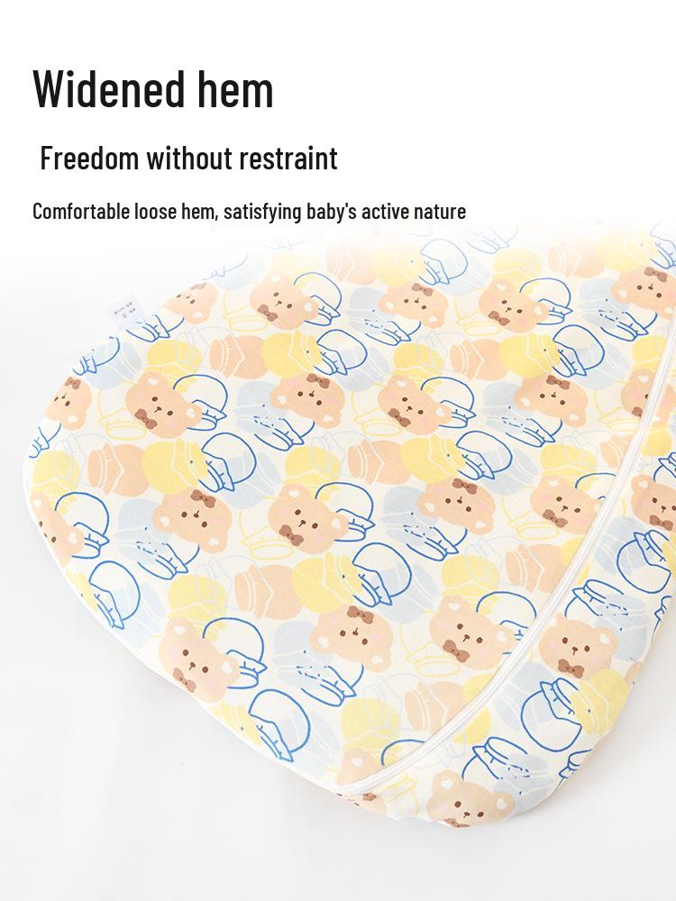 Four Seasons Baby Sleeping Bag - Anti-Kick & Anti-Startle, One-Piece for Newborns & Children, Spring & Autumn, Winter Style