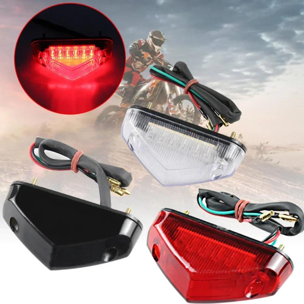 DC 12V 12 LED Brake Stop Tail Light Signal Indicators Light Lamp Motorbike ATV Dirt Bike Universal Motorcycle