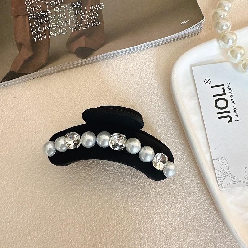 

Элегантная и стильная матовая заколка для волос с мерцающими стразами: Изысканная и модная заколка для волос для женщин, высокое качество