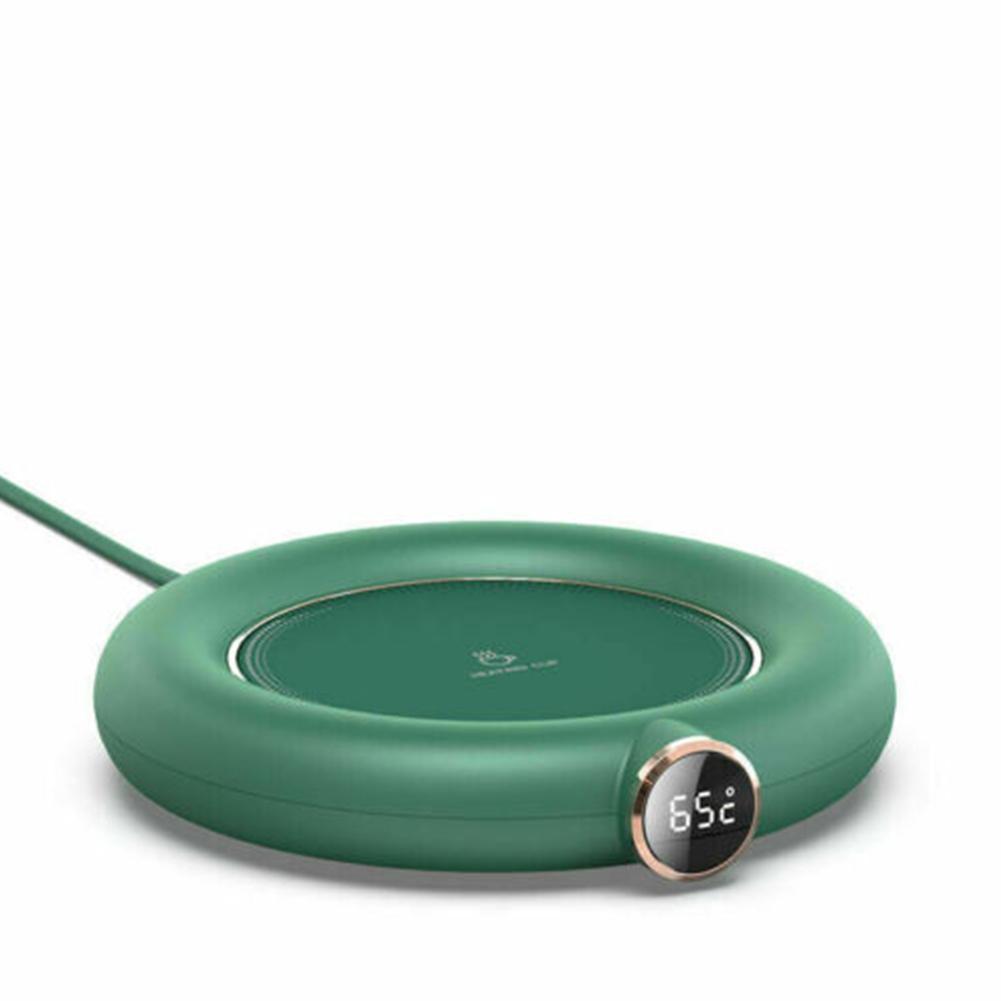 10W Mini Portable USB Electric Coffee Warmer With 3 Temperature Settings Digital Display For Heating Coffee Beverage Milk Tea Hot Chocolate
