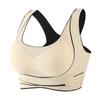 Sport-BH mit überkreuzter seitlicher Schnalle vorne, verstellbar, ringfrei, Yoga-Sport-Tanktop mit seitlichem Brustverschluss, Damen-BH