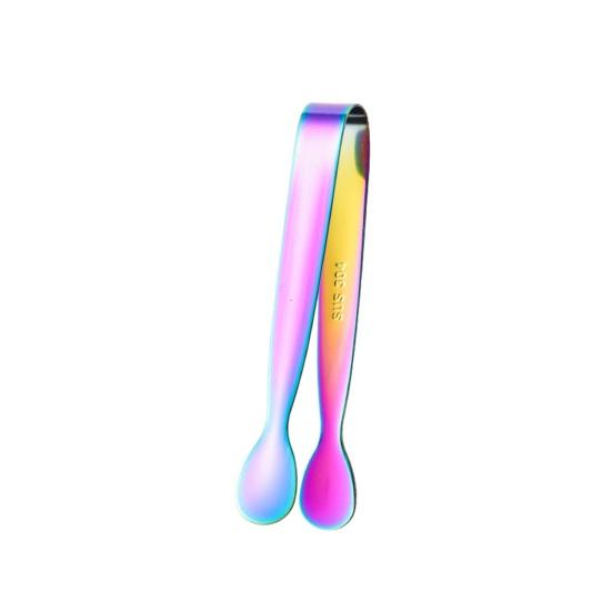 Stainless Steel Ice Tongs Mini Tongs for Ice Cubes Sugar Cubes Cookies Cotton Candy