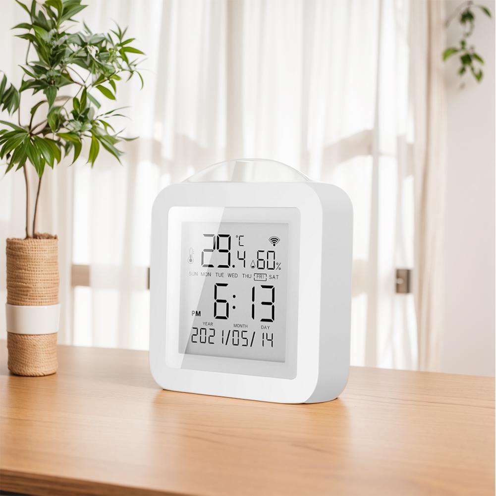 WLAN Smart Thermometer Hygrometer APP-Steuerung Innen Temperatur Feuchtigkeitssensor Funktioniert für Alexa Google Home für Hausautomation