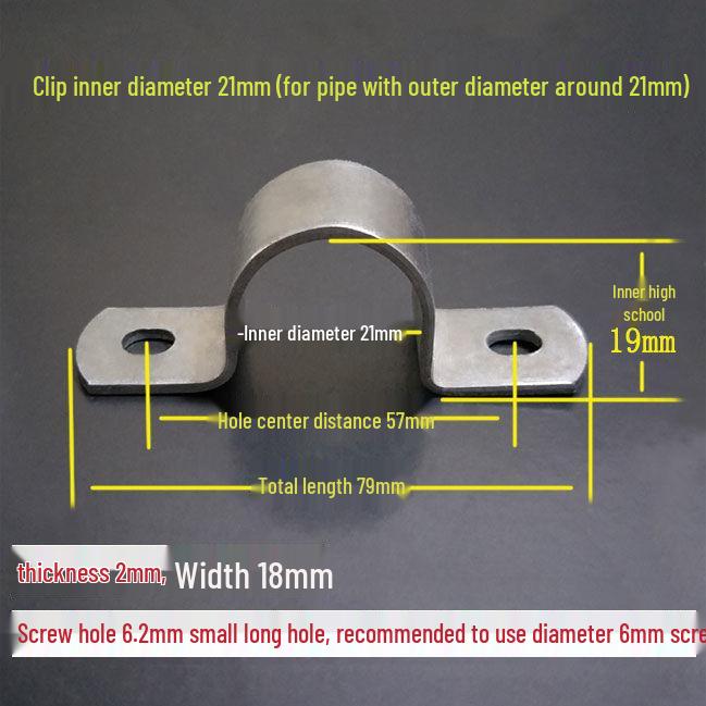 Vysoce odolné U-třmeny z pozinkované oceli pro stěnu/podlahu