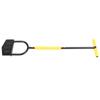 Manual Lawn  r, Saw Tooth Half Moon Shaped Steel Lawn Edging Tool Lawn  r for Grass, Borders Sidewalks, Driveways, Gardens
