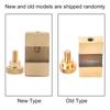 Brass Ruler Locating Block Woodworking Hand Tool Steel Ruler Workshop Measuring