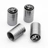 4Pcs/Set Metal Car Wheel Tire Air Valve Core Caps Auto Accessories For Toyota KASG6 Corolla Chr rav4 prius Yaris Hilux auris avensis