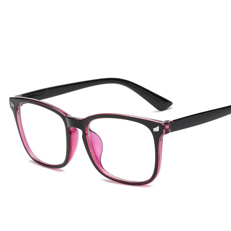 Blue Light Blocking Glasses Frame Square Nerd Eyeglasses Anti Blue Ray PC Screen Game Glasses Professional Vision Correction