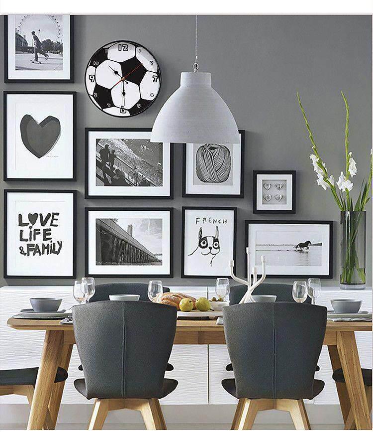 Creative Quartz Football Wall Clock - Sports Gift for Kids, Rooms & Shops
