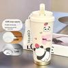 OLOEY Panda 316 Stainless Steel Insulated Straw Cup