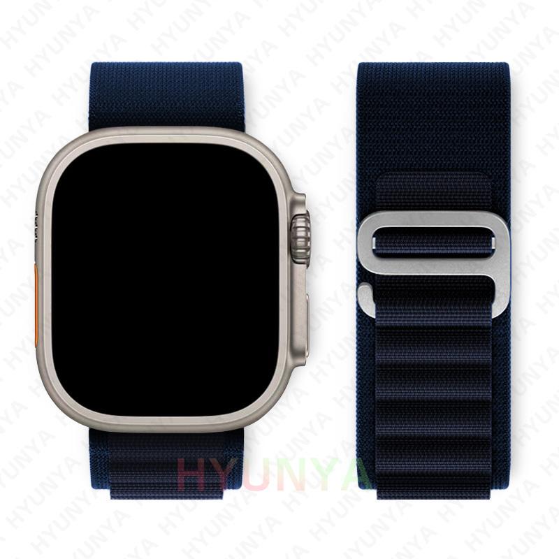 Alpine Λουράκι για Apple Watch Band Σειρά 10 9 8 7 SE Ultra 2 41mm 42mm 45mm 46mm 49mm 40mm 44mm IWatch Correa Λουράκι Ρολόι Βραχιόλι