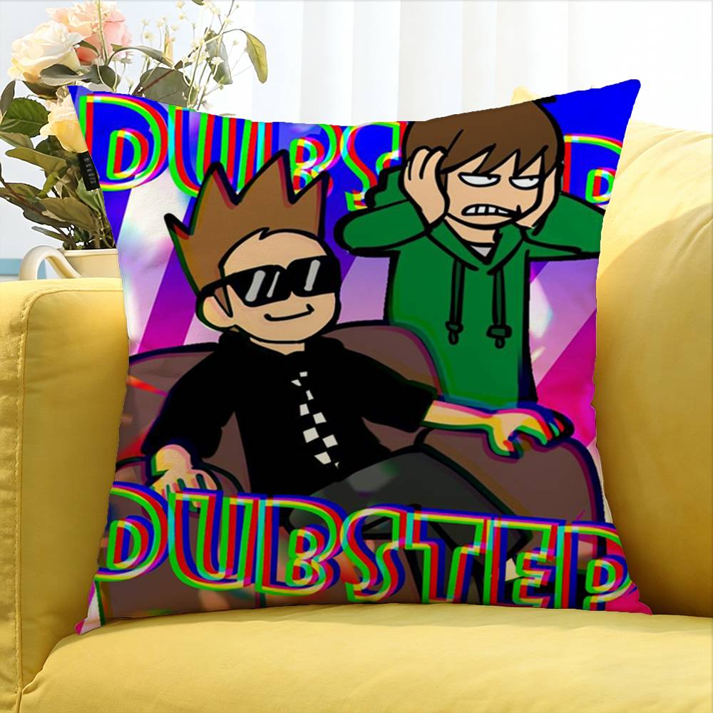 EEddsworld Edd Tom Matt Tord Round Various Sizes Square Pillow Case For Car Home Bedchamber Decor