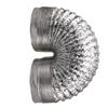1 pc 2M Thickened Heat-Resistant Aluminum Foil Ducting 150Mm Diameter Retractable Ventilation Hose For Hvac Dryer Ac Bathroom