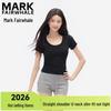 Women's U-Neck Slim Fit Short Sleeve T-Shirt