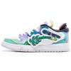 STEVEN HARRINGTON X Li Ning Wave Pro Skateboard Shoes Men's Low Top Kohlrabi Green/Light Blue Purple/Mist White AECR053-2