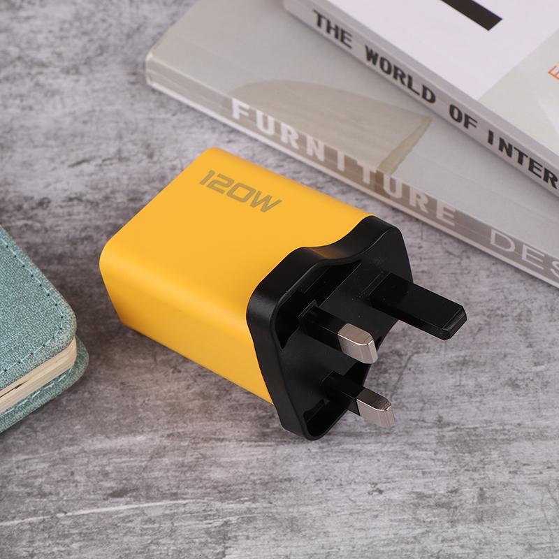 Caricabatterie Rapido Tipo C 120W Quick Charge 3.0 Adattatore Caricabatterie USB Per Telefono Pd Caricabatterie USB Ricarica Rapida