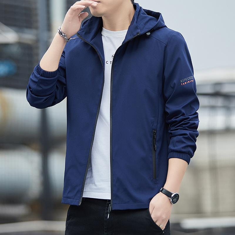 

Мужской весенне-осенний стиль, модная осенняя одежда, новая весенне-осенняя тонкая рабочая одежда для мужчин, универсальная осенняя повседневная куртка 5XL