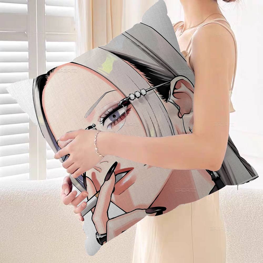 Manga Gokurakugai Pillow Gifts Home Office Furnishings Bedroom Sofa Car Cushion Cover Case Xcm