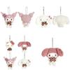 Lovely Kuromi Meledy Yuge Gugu Plush Toy Hanging Pendant Japanese Cartoon Bag Decoration Gift