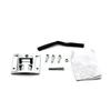 3.75" 95mm White Electrical Tachometer RPM Gauge With Internal Shift Light 4 6 8 Cylinders Chrome Rim