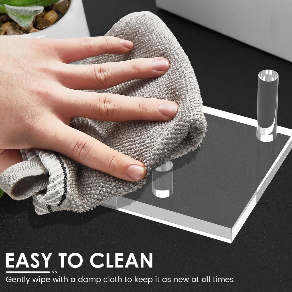 4 Stück Klare Acryl Kristall Displayständer Für Fossilien Edelsteine Korallen Geoden Muscheln Gestein Mineral Achat Kleine Sammlerstücke