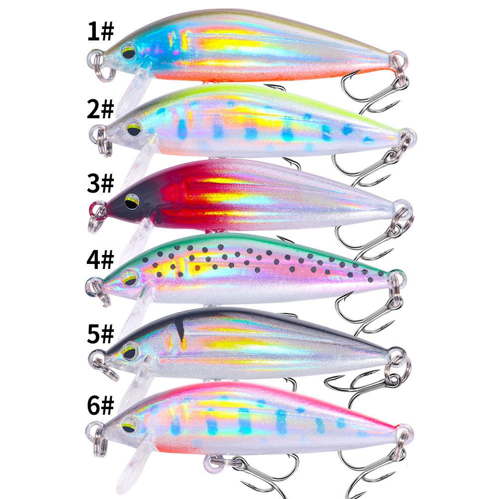 5CM3GFloating Minnow Lua Lure for Stream Fish, Special for Bass, Mandarin Fish, Topmouth Culter, Universal for All Swimming Laye