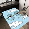 1PC eyes glasses Anti-slip carpet, suitable for Office, bedroomand playrooms. It can also be used as a sofa footrest cover-W49