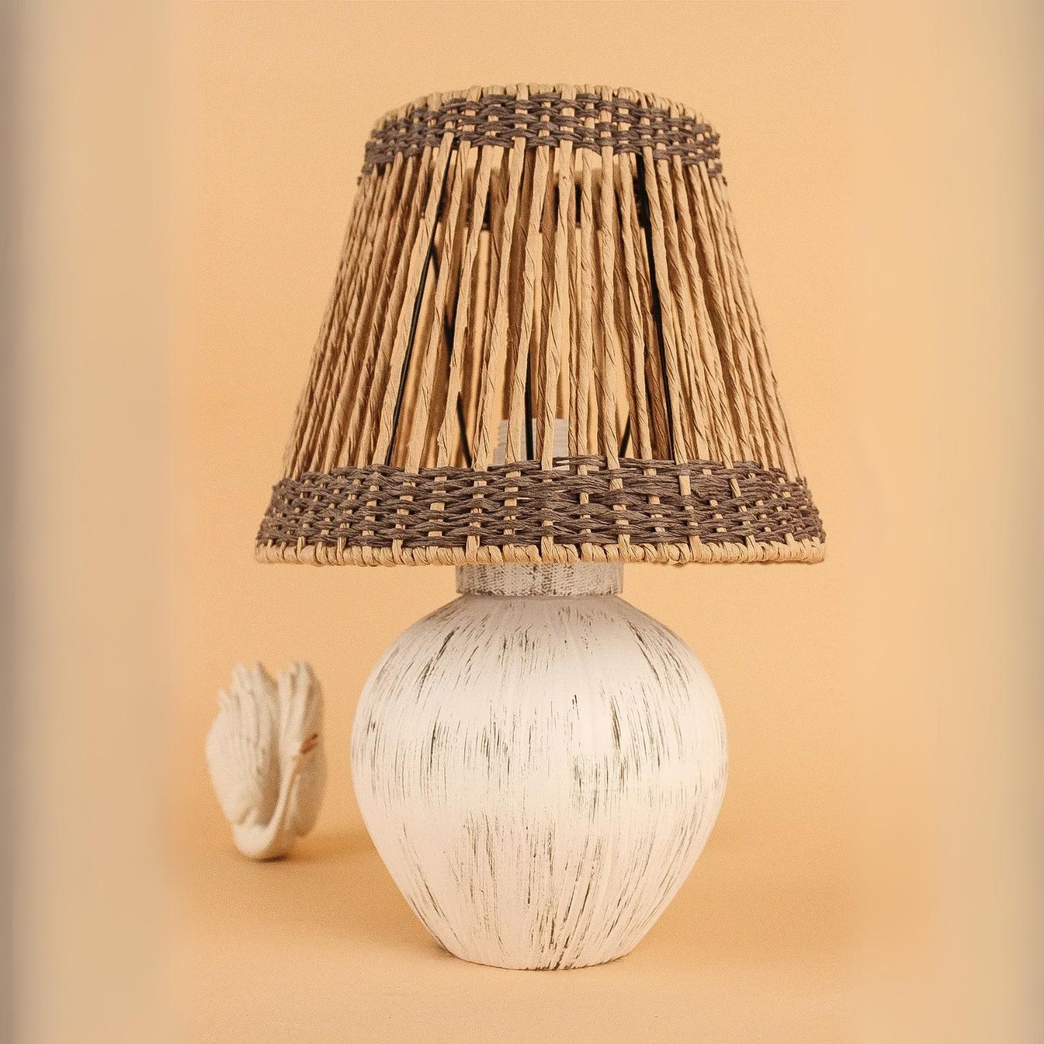 

Pauvre Ceramic Lampshade Cream Antique 38 cm вершковий