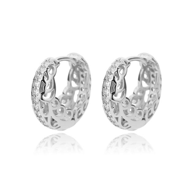 Brincos de Argola Quadrados e Redondos Para Mulheres Aço Inoxidável Brilhante Zircônia Cúbica Brinco Tendência Joias de Festa Presente de Casal Brinco