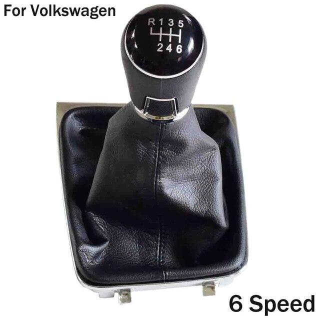 For Volkswagen VW Golf 7 MK7 2013 2014-2017 Gear Shift Knob Lever Complete Gaiter Boot Cover Leather Case Manual 5 6 Speed