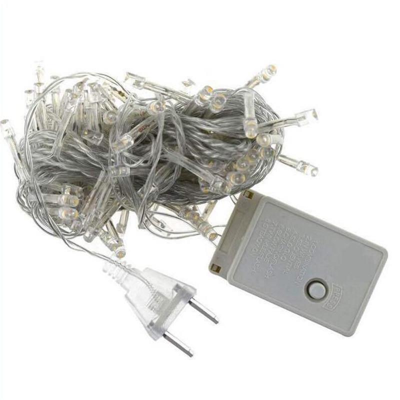 20M 200LED víla třpytivá řetězová světla pro svatbu víla Vánoční večírek Holiday Garden Dekorativní LED lampa EU/US Plug