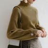Women's Slim Fit Knitted Sweater - Warm Long Sleeve Turtleneck Base Shirt