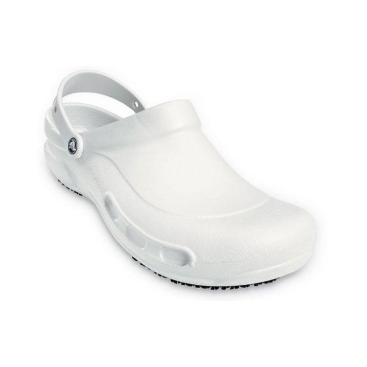 Crocs Bistro Slip Resistant Work Clog White Unisex Sneakers 10075-100
