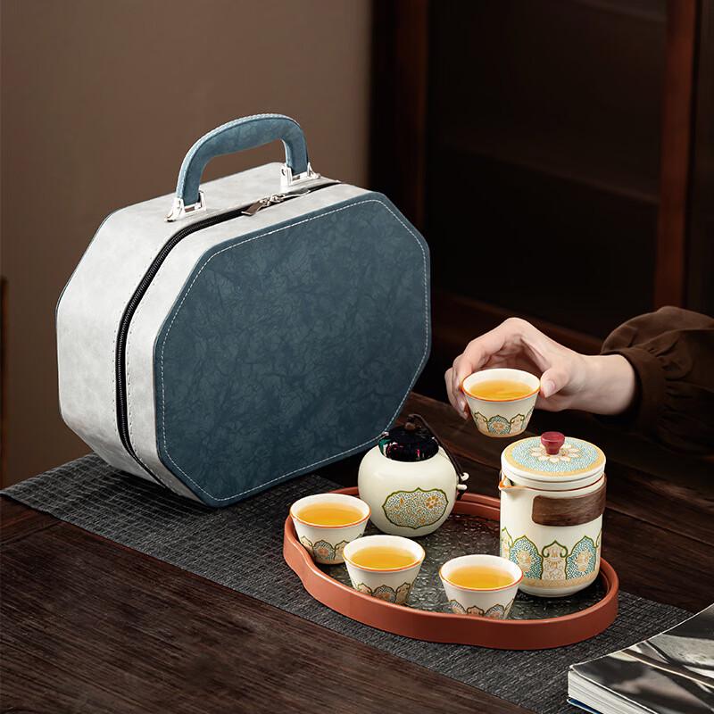 Vintage Ru Kiln Ceramic Tea Set