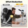Floor Drill Press Stand, Aluminum Alloy Bench Mount Drill Holder Jig for 1.4-1.6 inch Electric Drills, Precision Drilling Tool