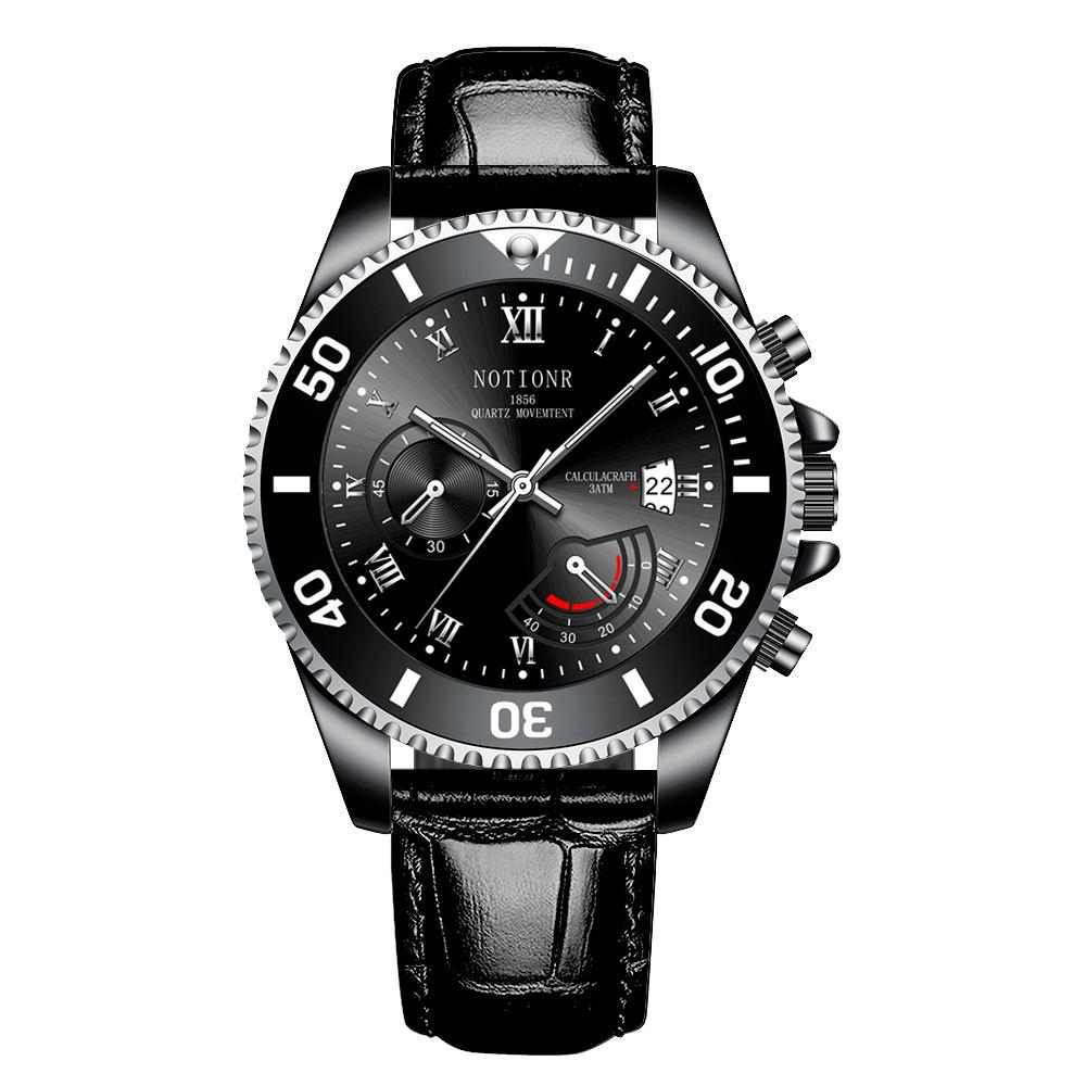Conceptor Men S Fashion Green Water Ghost Watch Student Waterproof Calendar Quartz Belt Watch