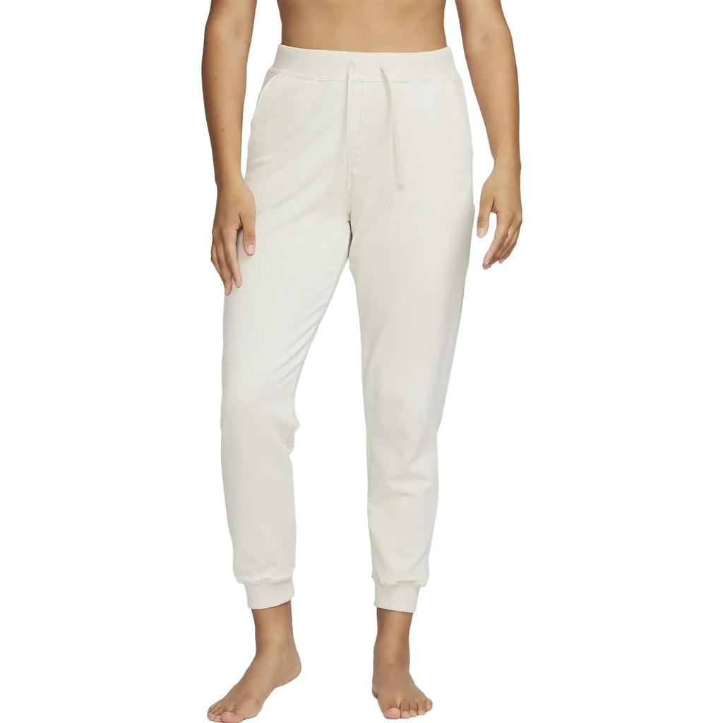 Nike Knitted Sweatpants Women's White Moderate Cuffed Pants DN0936-105