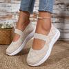 Scarpe da Passeggio in Rete Lavorata a Maglia da Donna Scarpe Casual Traspiranti