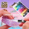 3mm Colorful AB Resin Rhinestones 32 Grids 24 Colors Flatback Jelly Gems DIY Craft Nail Art