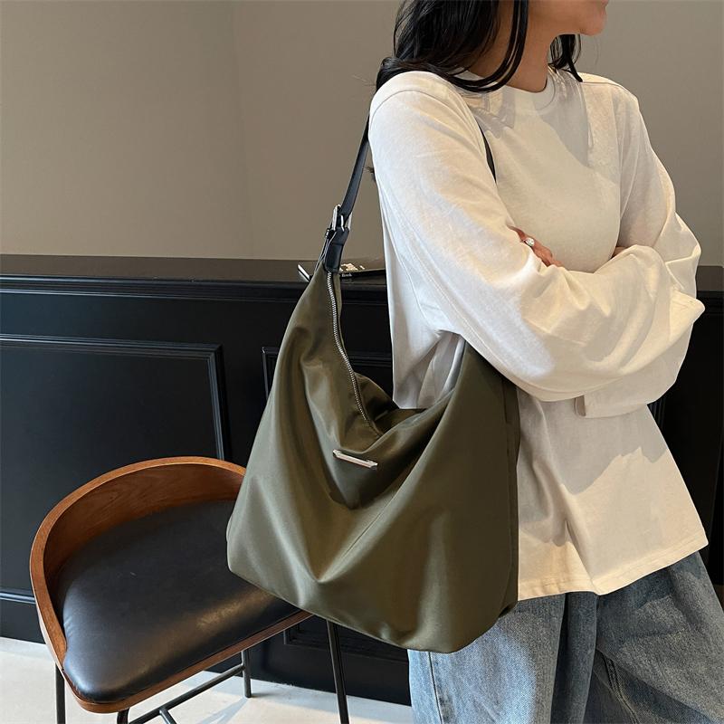 Large Capacity Oxford Tote Bag Women's Shoulder Bag Student Crossbody Bag
