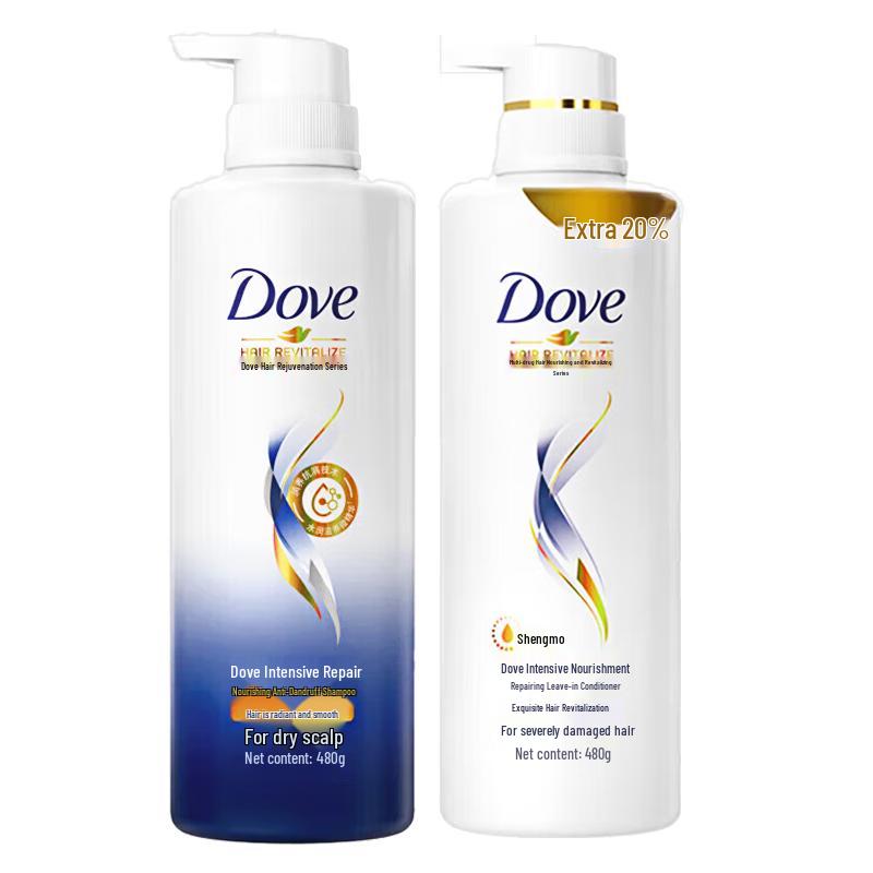 

Dove Intensive Anti-Dandruff Shampoo & Nourishing Repair Conditioner Duo
