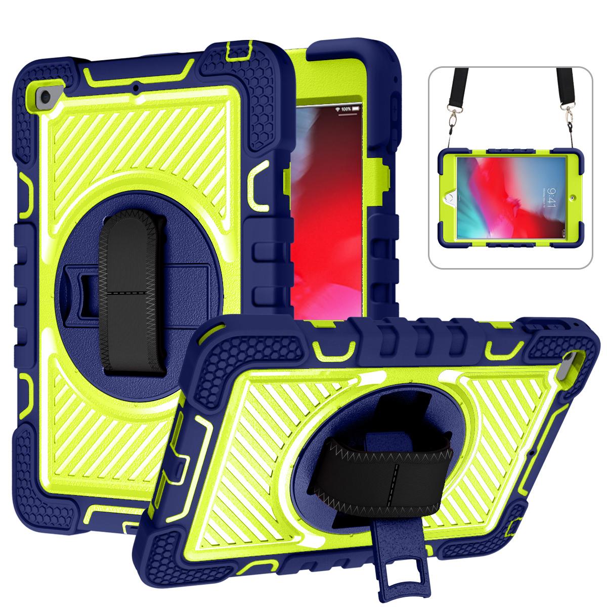 Étui Support Universel Pour iPad Mini 5 4 7.9  A2124 A2125 A2126 A2133 A1538 A1550 Housse Rotative à 360° Avec Sangle d'Épaule iPad Mini 5 2019