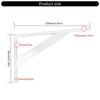 Floating Shelf Rusts Proof Steel Wall Mounted Storage Space Saving Easyly Install Home Decoration