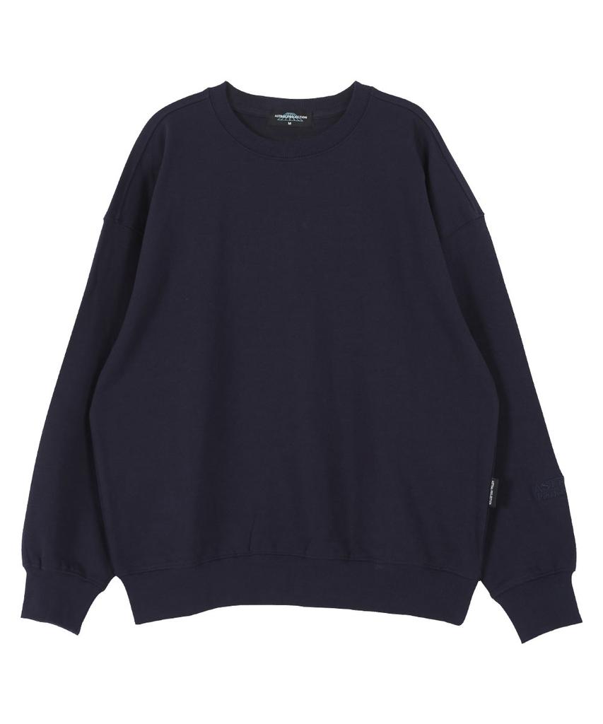 ASTRAL PROJECTION Basic Oversized Drop Shoulder Sweatshirt_Navy