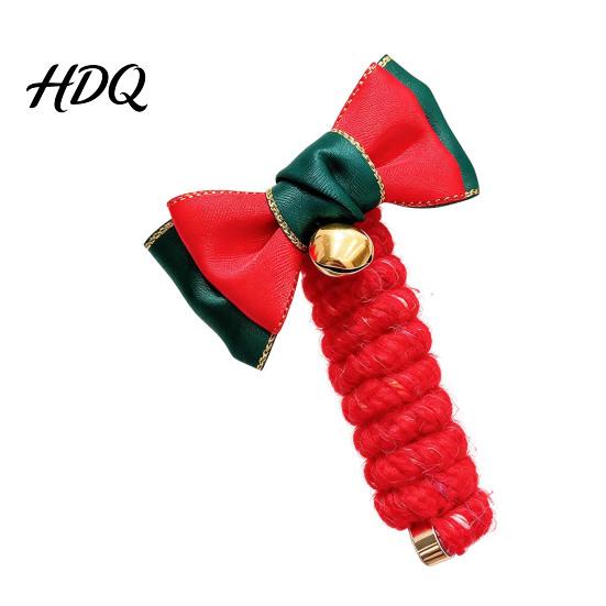 Festive Hair Accessories for Girls Cute Christmas Rope Girls Elk/Tree/Bell Elastic Headbands Holiday Gift Cartoon Children Party And Winter