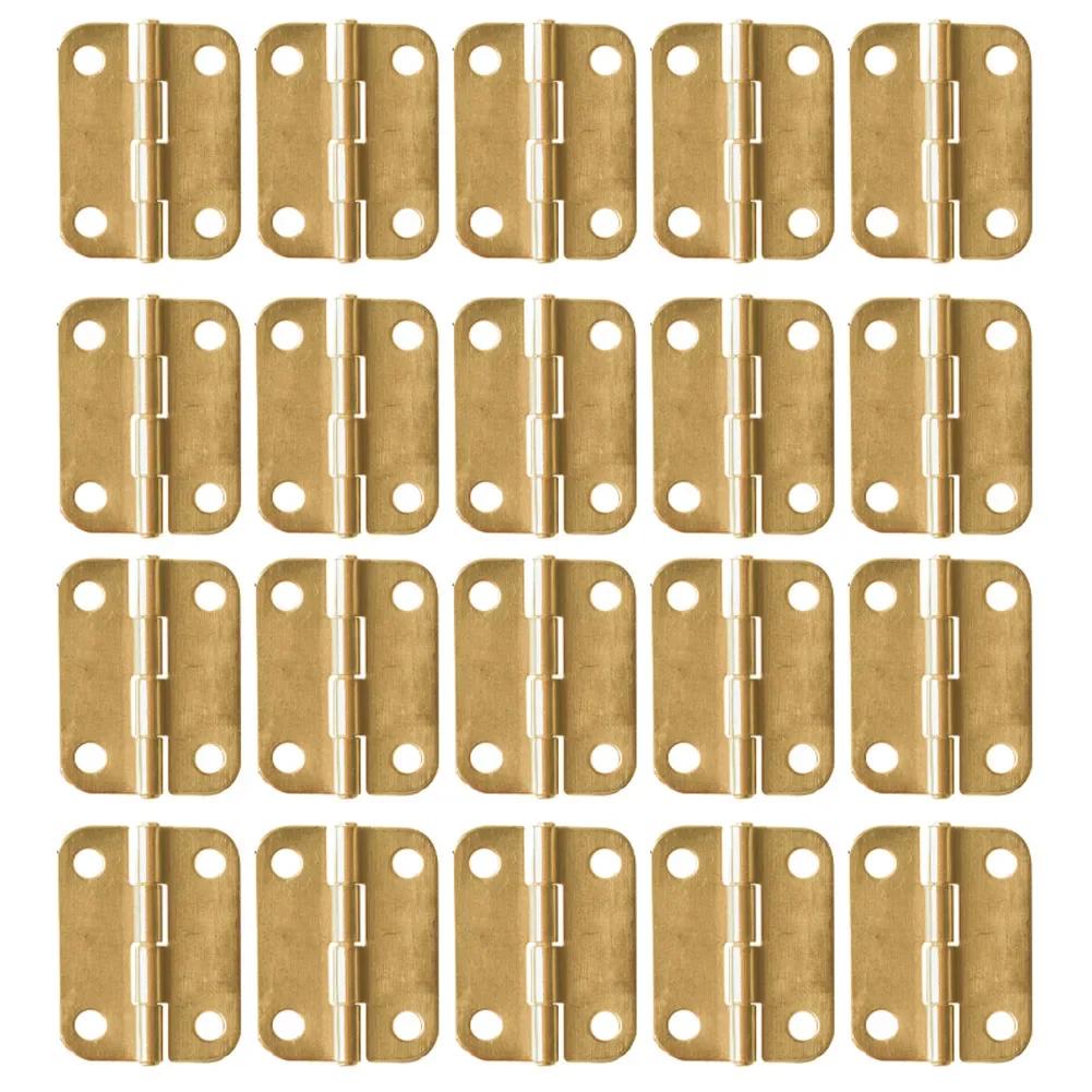20pcs Mini Hinge Antique Jewelry Chest Gift Wine Wooden Box Case Decorative Hardware Furniture Dollhouse Cabinet Door Hinge