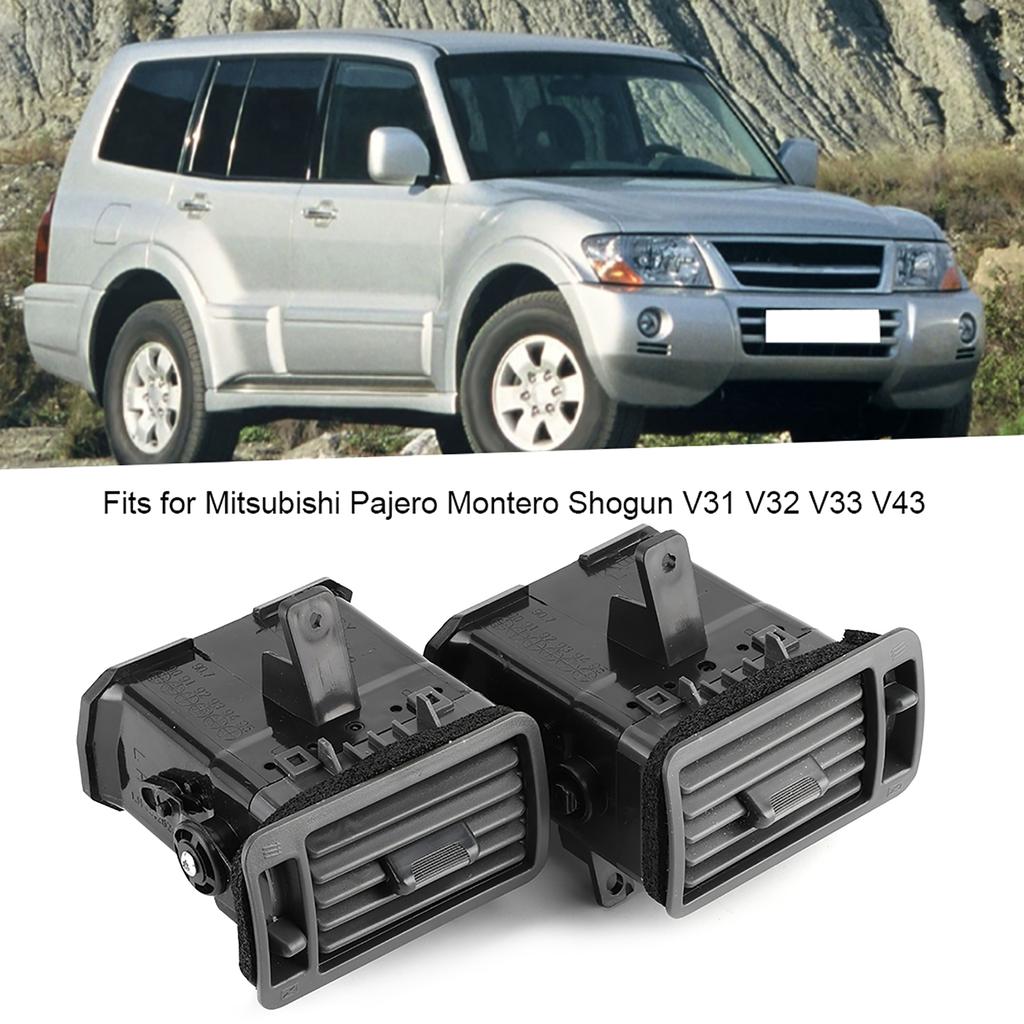 Pair Dashboard Air Outlet Air Conditioner Vent Left + Right Fits for Mitsubishi Pajero Montero Shogun V31 V32 V33 V43