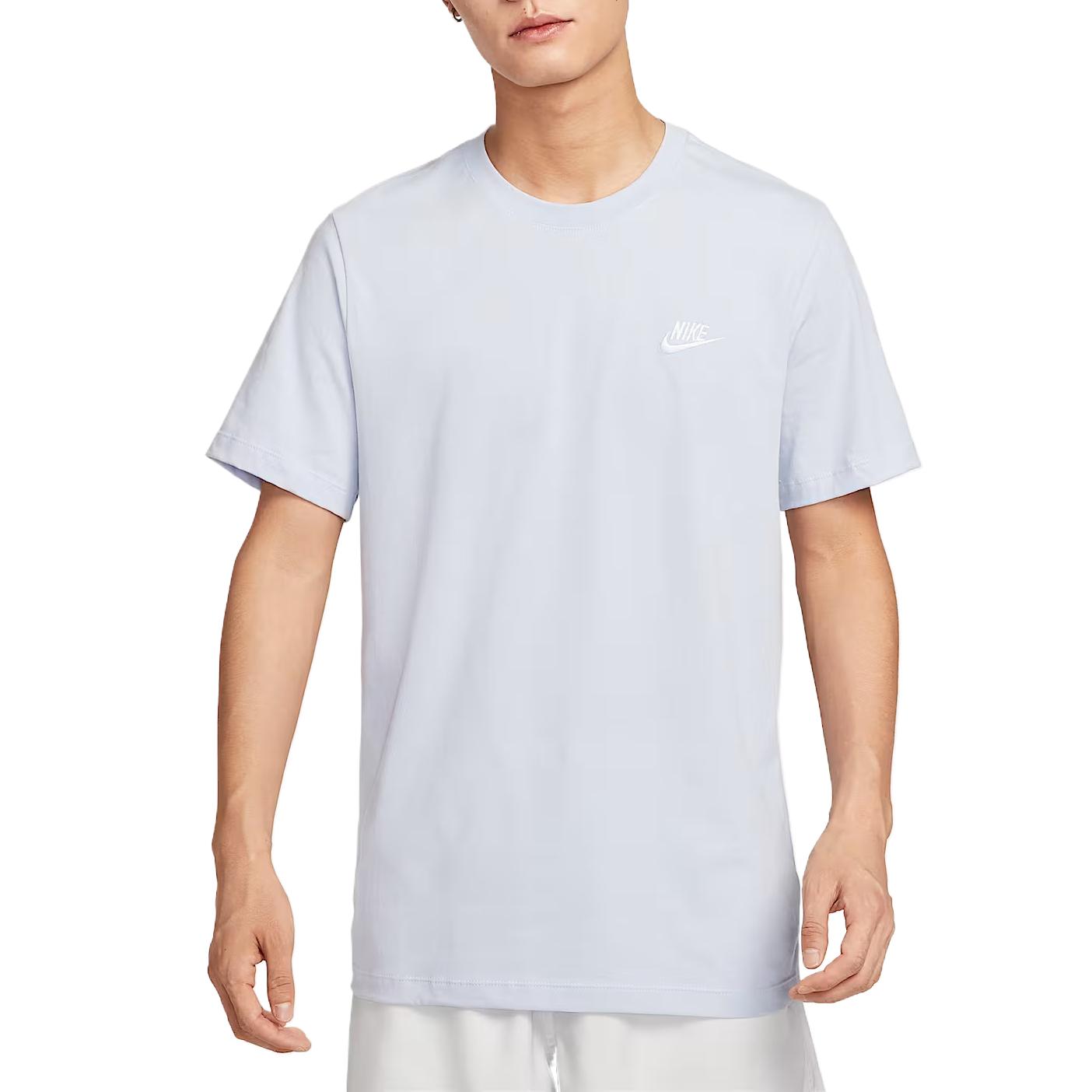 

Nike Спортивная одежда Клуб Удобная Универсальная Модная Футболка с коротким рукавом Мужские Топы AR4999-057 S